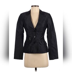 bebe Gray textured Blazer